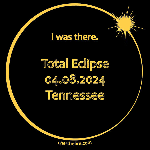 TENNESSEE I Was There 2024 Total Eclipse Brag Swag Center Circle short sleeve t-shirt unisex