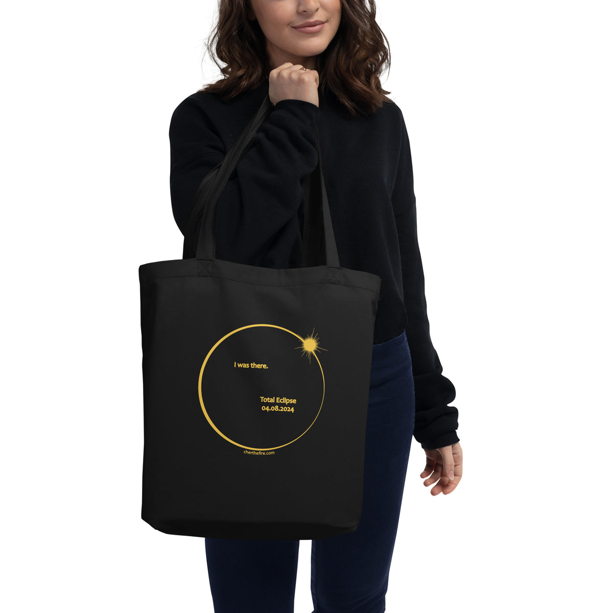 2024 Total Eclispe Quiet Brag Bag 100% Cotton Twill Eco Tote