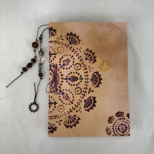 Handcrafted Journal - Guardian Avocado dyed paper