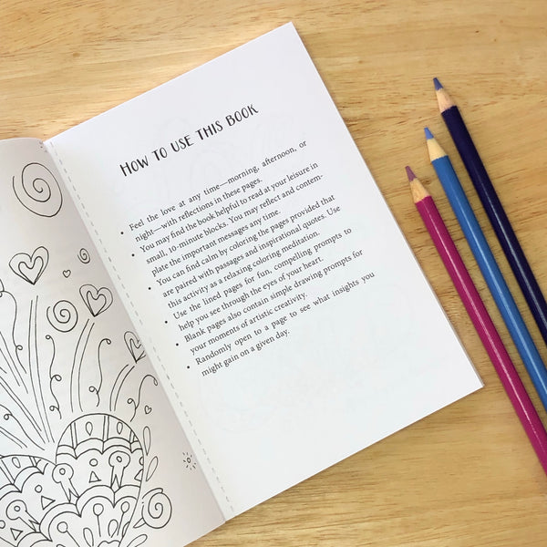 Love - 10 Minutes a Day to Color Your Way