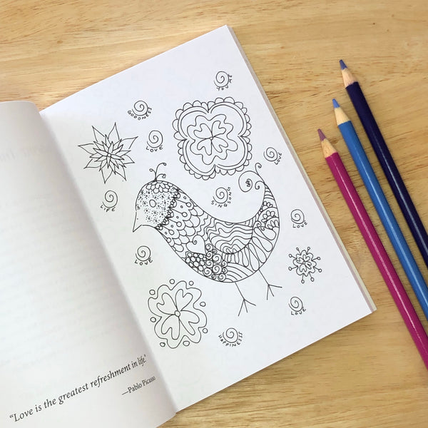 Love - 10 Minutes a Day to Color Your Way