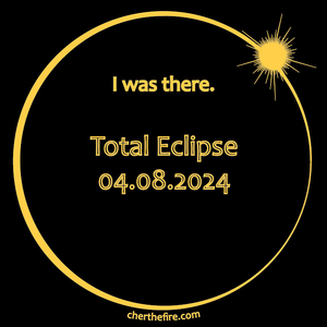 2024 Total Eclipse I WAS THERE Brag Swag Design