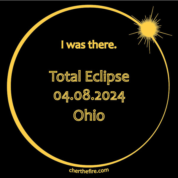 OHIO I Was There 2024 Total Eclipse Brag Swag Center Circle short sleeve t-shirt unisex