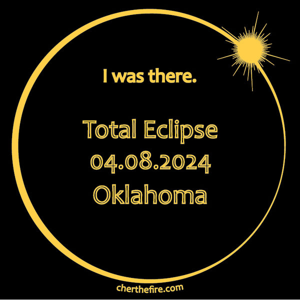 OKLAHOMA I Was There 2024 Total Eclipse Brag Swag Center Circle short sleeve t-shirt unisex