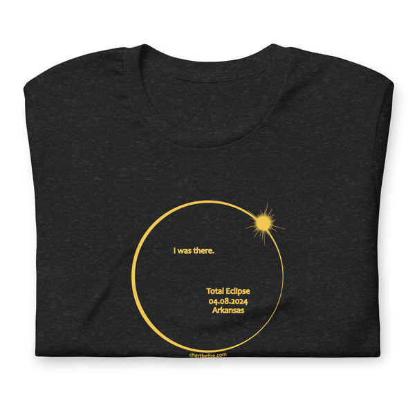 ARKANSAS I was there Total Eclipse 2024 asymmetrical short sleeve t-shirt unisex