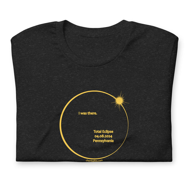 TENNESSEE I was there Total Eclipse 2024 asymmetrical short sleeve t-shirt unisex