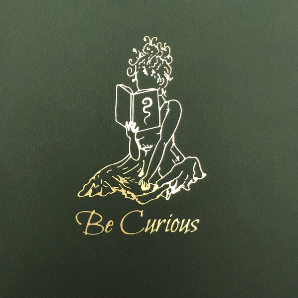 Wisdom Keeper Journal, Gold Foil, Be Curious