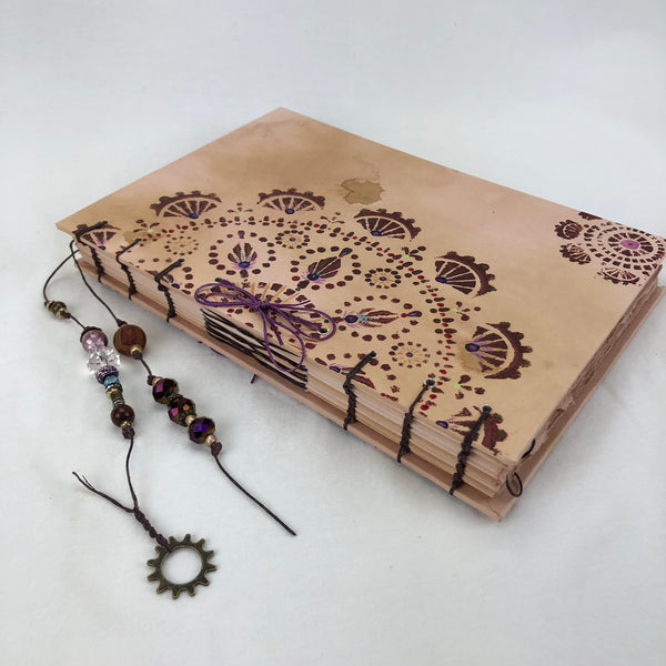 Handcrafted Journal - Guardian Avocado dyed paper