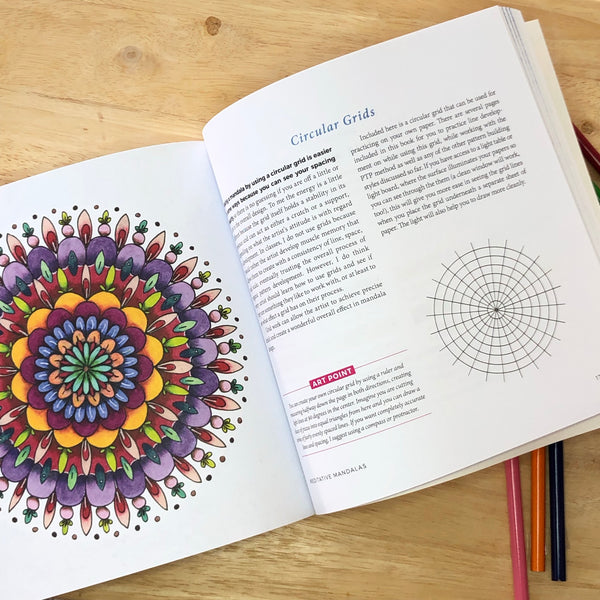 Mandalas and More; A Meditative Drawing and Coloring Book for Mind, Body and Spirit.