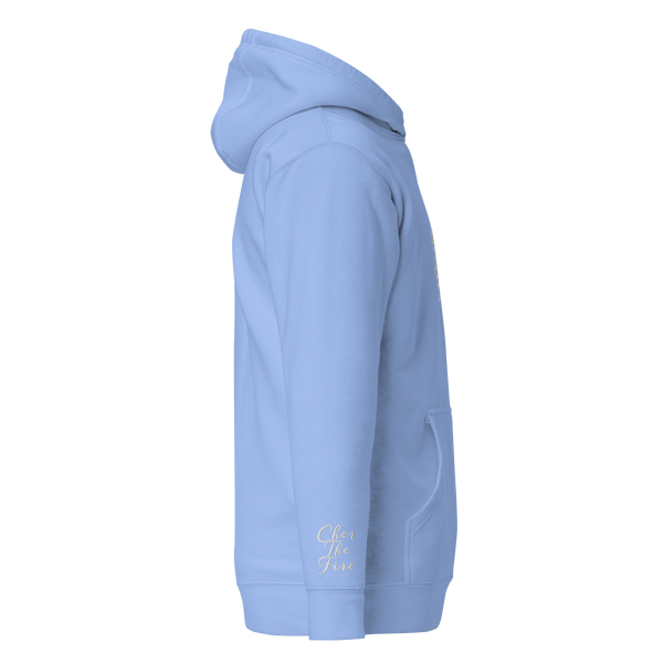 Sweet Doves Embroidered Unisex Hoodie with Pocket