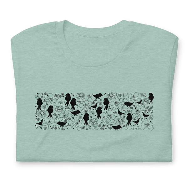 Song Birds in Silhouette Short-Sleeve Unisex T-Shirt